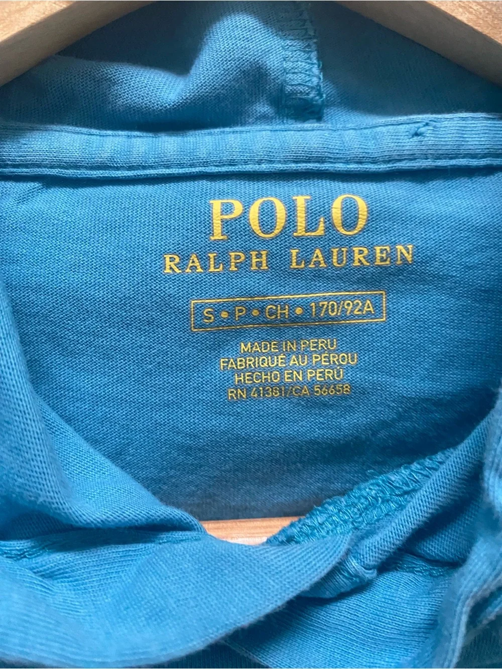 Polo by Ralph Lauren Long-Sleeve Hoodie Shirt - Blue, Sz S
